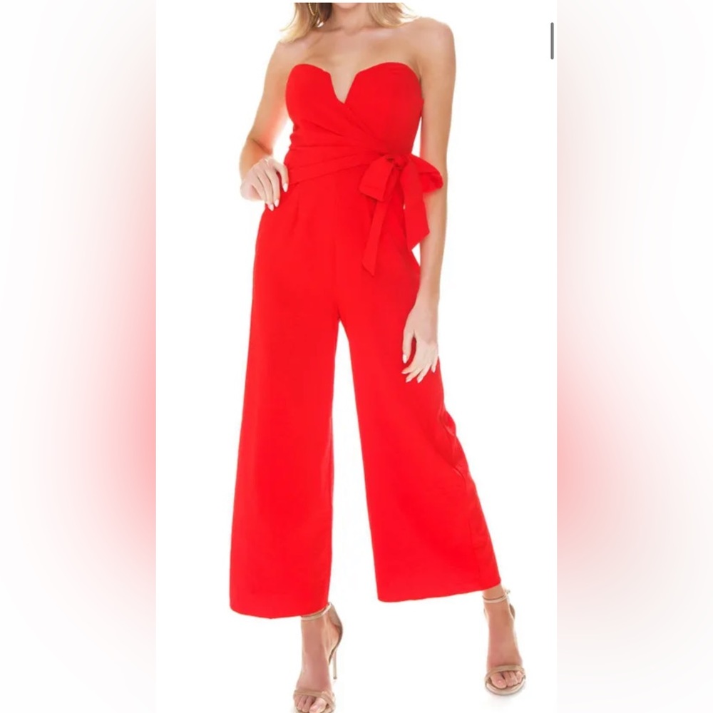 NWT! Red jumpsuit, size L, never worn